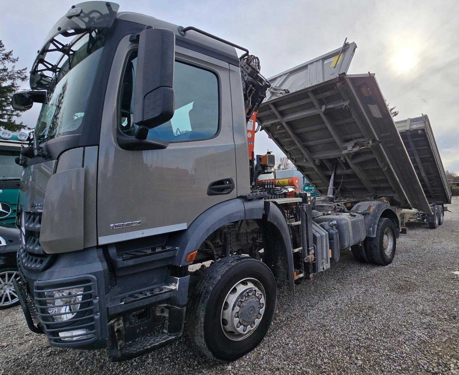 Mercedes-Benz Arocs 1832 AK Atlas Kran/Seil/Meiller Bordmatic