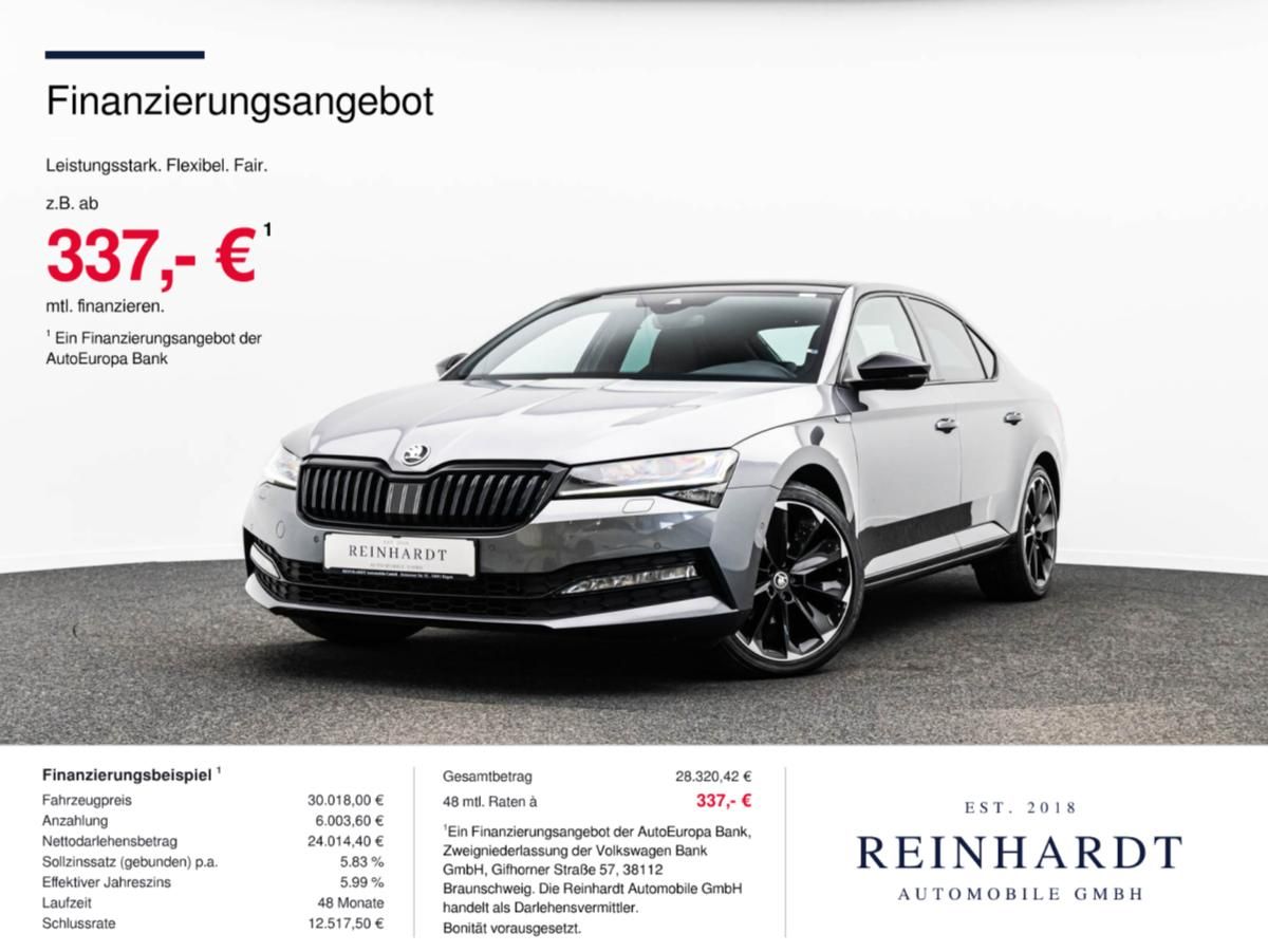 Skoda SUPERB LIMOUSINE 2.0TDi SPORTLINE 4x4 ACC/PANO