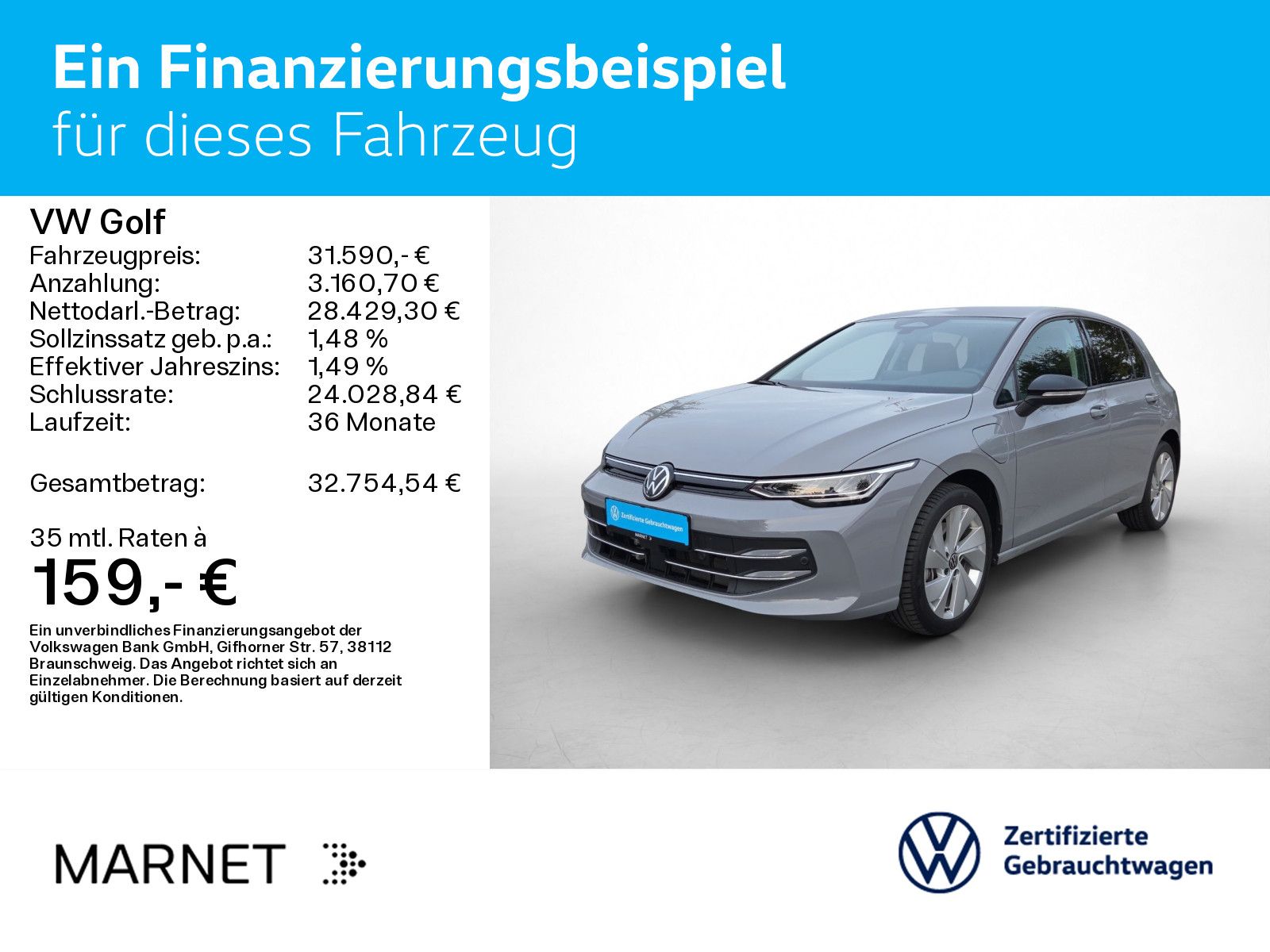 Volkswagen Golf VIII 1.5 TSI eHybrid Energy DSG Navi*AHK*LE imagem 2
