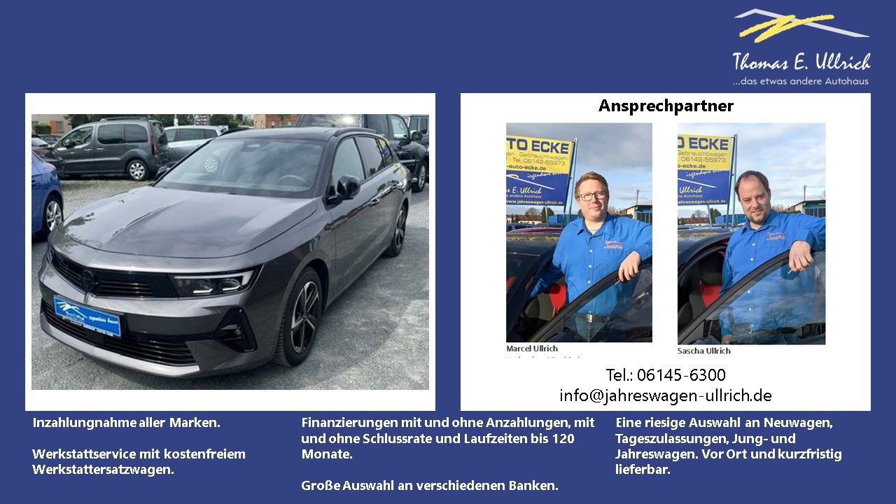 Fahrzeugabbildung Opel Astra L ST GS 1.2 Turbo+Schiebedach+Head-Up+Navi