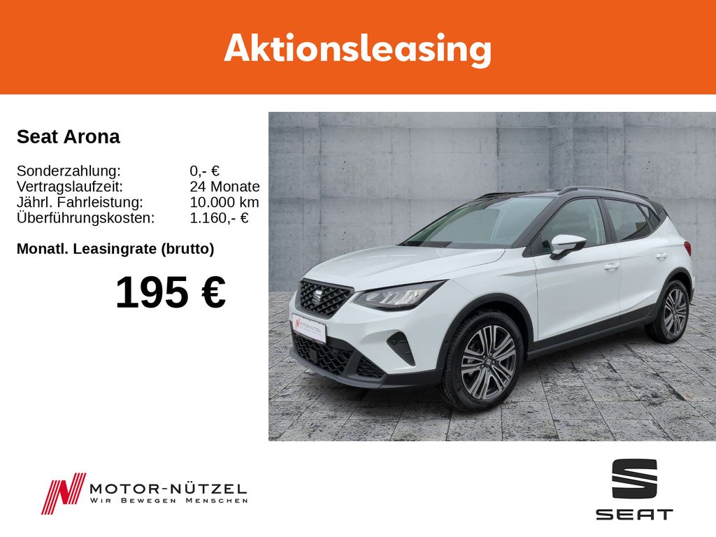 Seat Arona 116PS/ PDC/ RFK/ NAVI/ PAKET-M/ SHZ