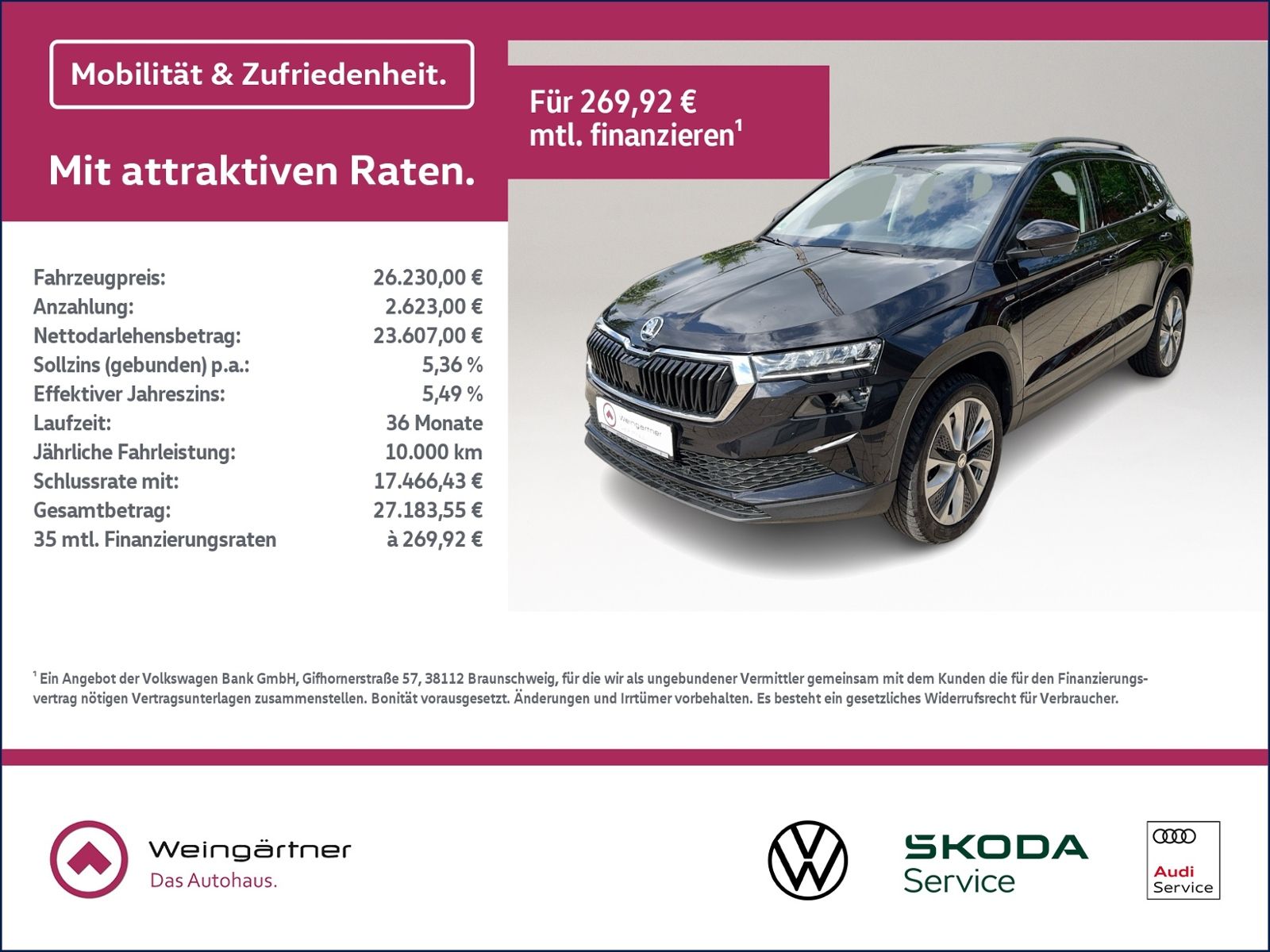 Karoq 1.5 TSI ACT Tour, AHK, elektr. Heckklappe,