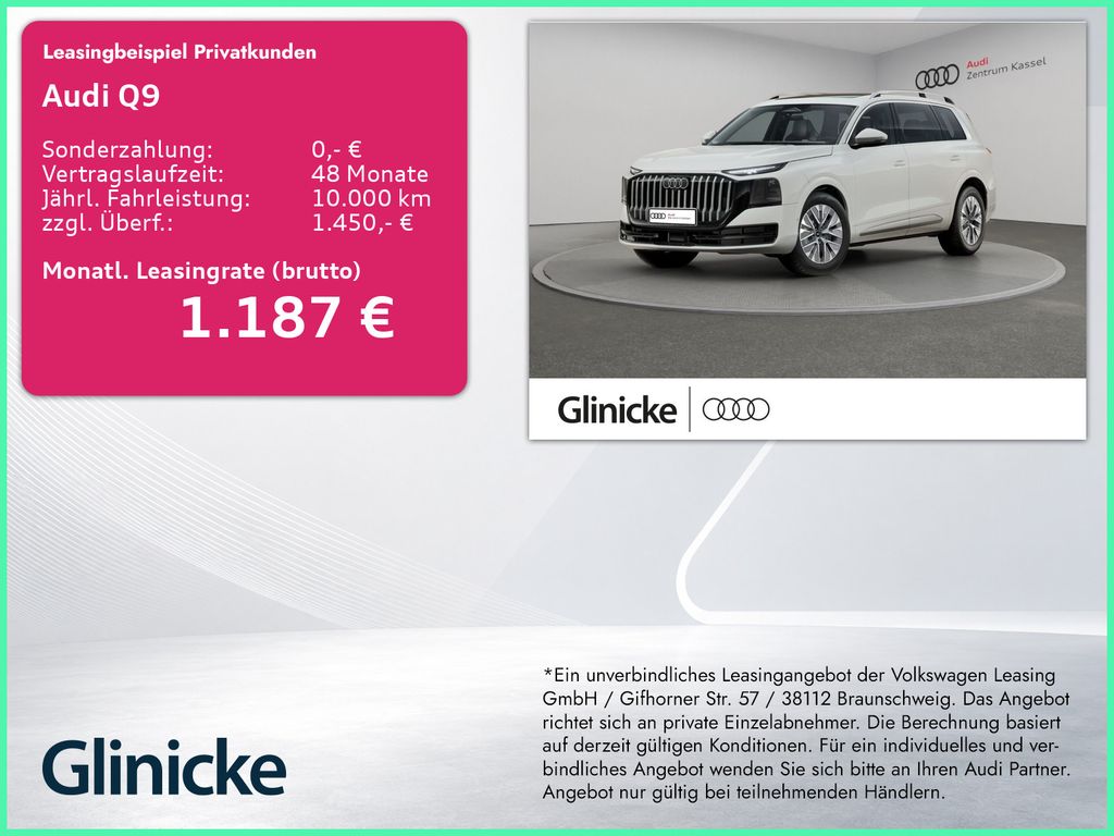 Audi Q9 SUV TDI quattro 220 kW NEUBESTELLUNG MJ 2027