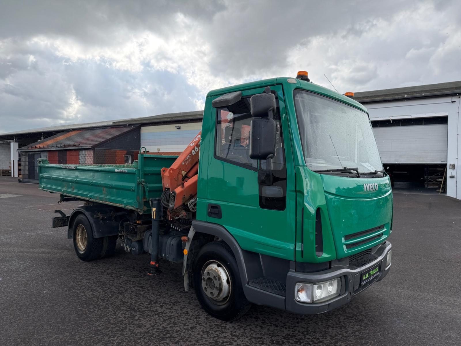 Iveco Eurocargo ML75E17 MEILLER Kipper Kran