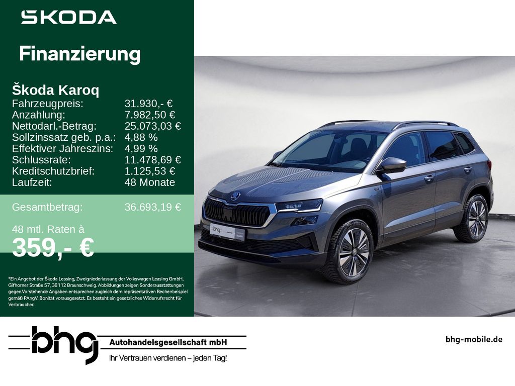 Karoq Selection 1,5 TSI 7-G-Autom *LED*NAVI*KLIM