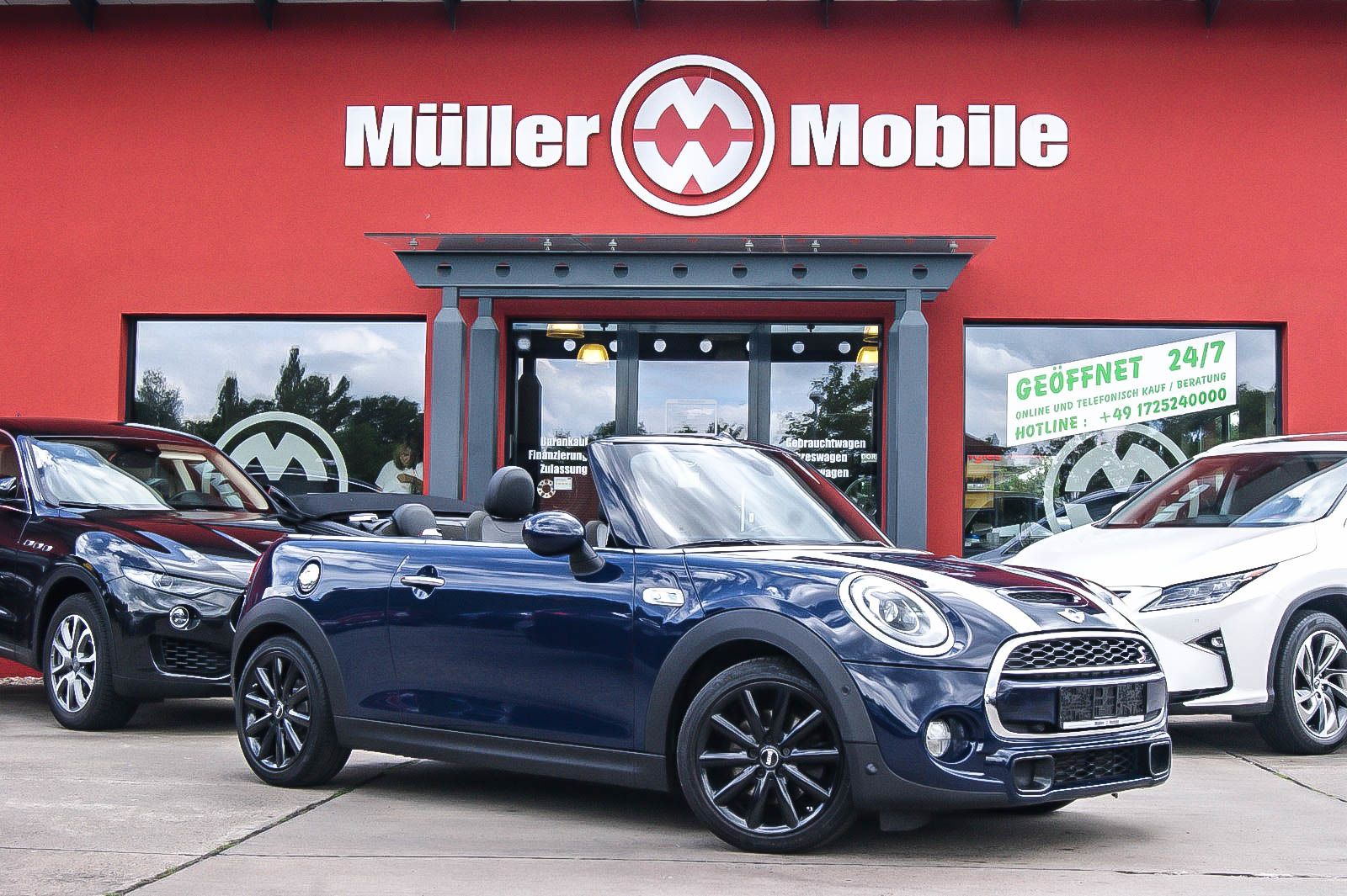 Fahrzeugabbildung MINI Cooper S Cabrio Auto HEADUP-NAVI-LEDER-LAPIZBLUE