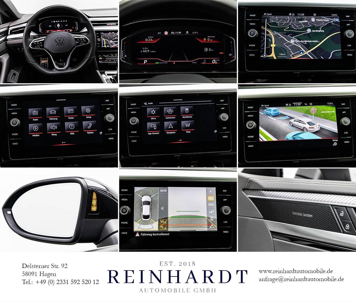 Volkswagen Arteon LIMOUSINE 2.0TSi R LINE 4M ACC/PANO/360°, миниатюра 22