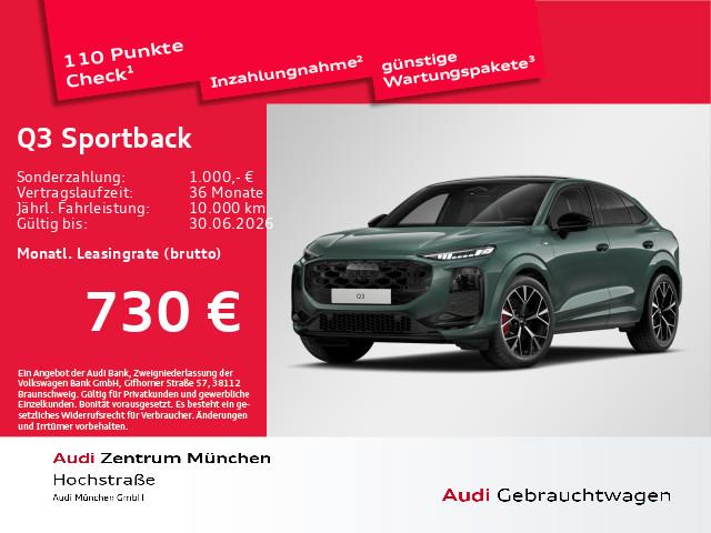 Audi Q3 Sportback TFSI quattro 150 kW S tronic