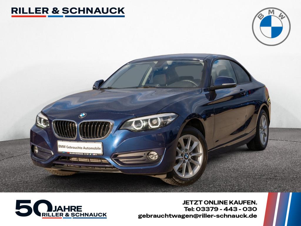 BMW 218i Coupe Sport Line KLIMA PDC SHZ FACELIFT LED