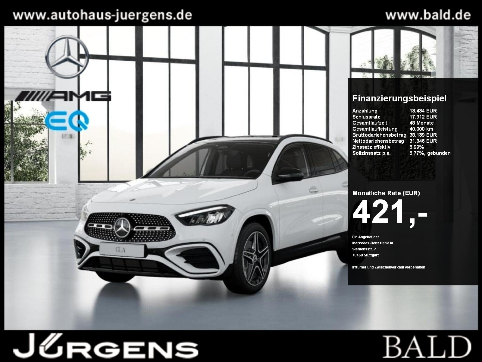 Mercedes-Benz GLA 220 4M AMG-Sport/LED/Cam/Pano/Night/Distr/19