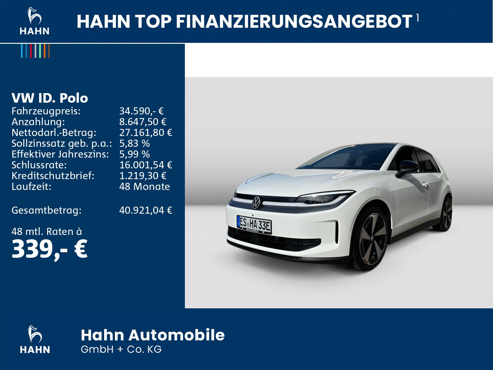 Volkswagen ID. Polo Style 155 KW / 56 KWh imagem 2