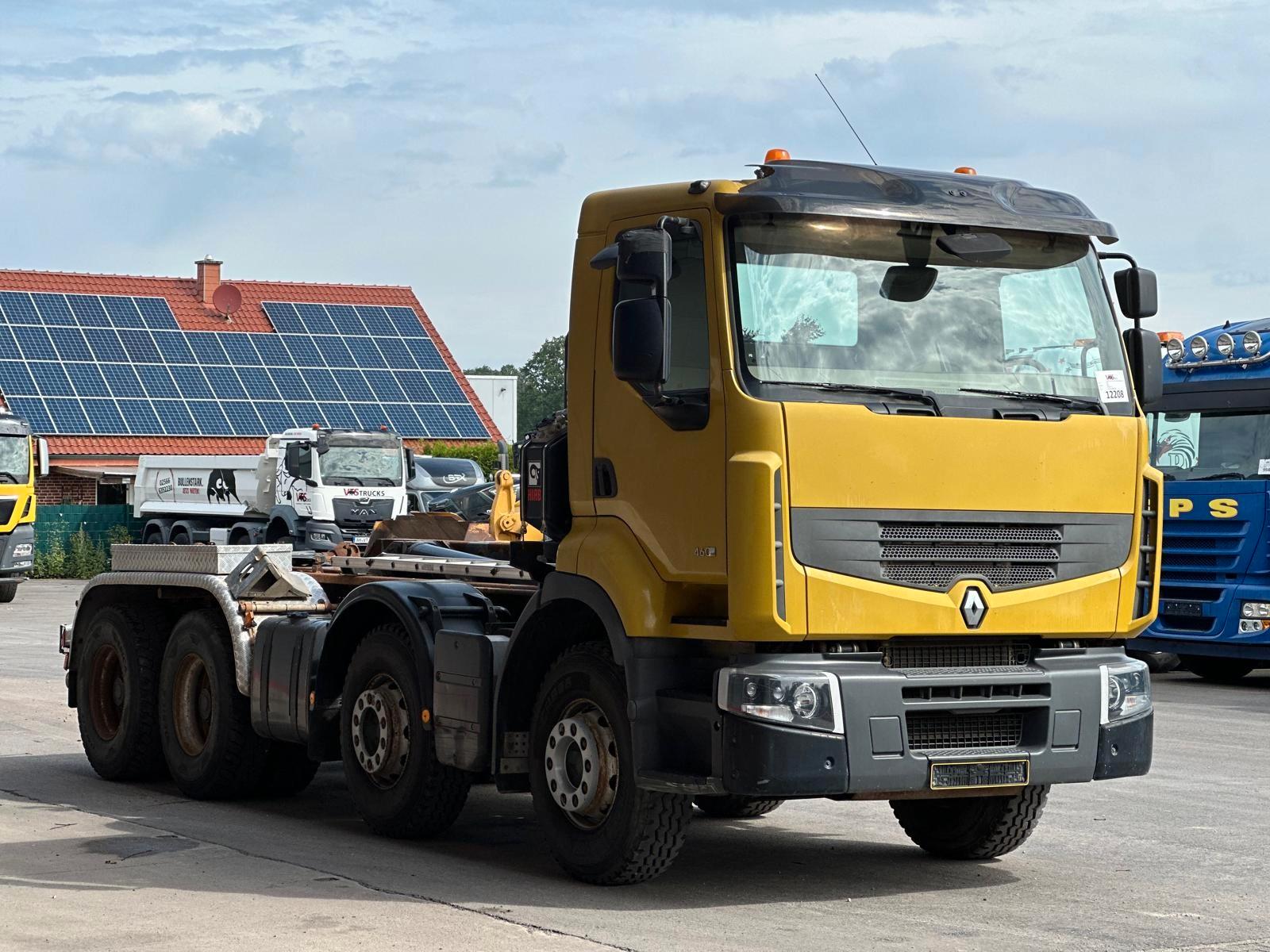 Renault Premium Lander 460.32 8x4 BB HIAB XR26S Hooklift