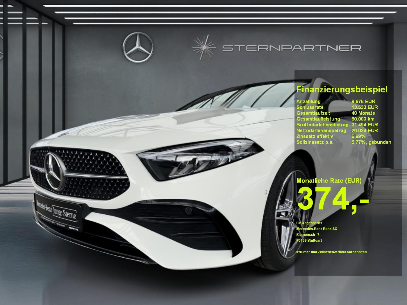Mercedes-Benz A 200 d AMG, Pano-D, Kamera, Winter-P, CarPlay