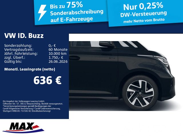 Volkswagen ID. Buzz GTX 4MO LR 250 KW*7Si*Navi*IQ*Wärme*Pan