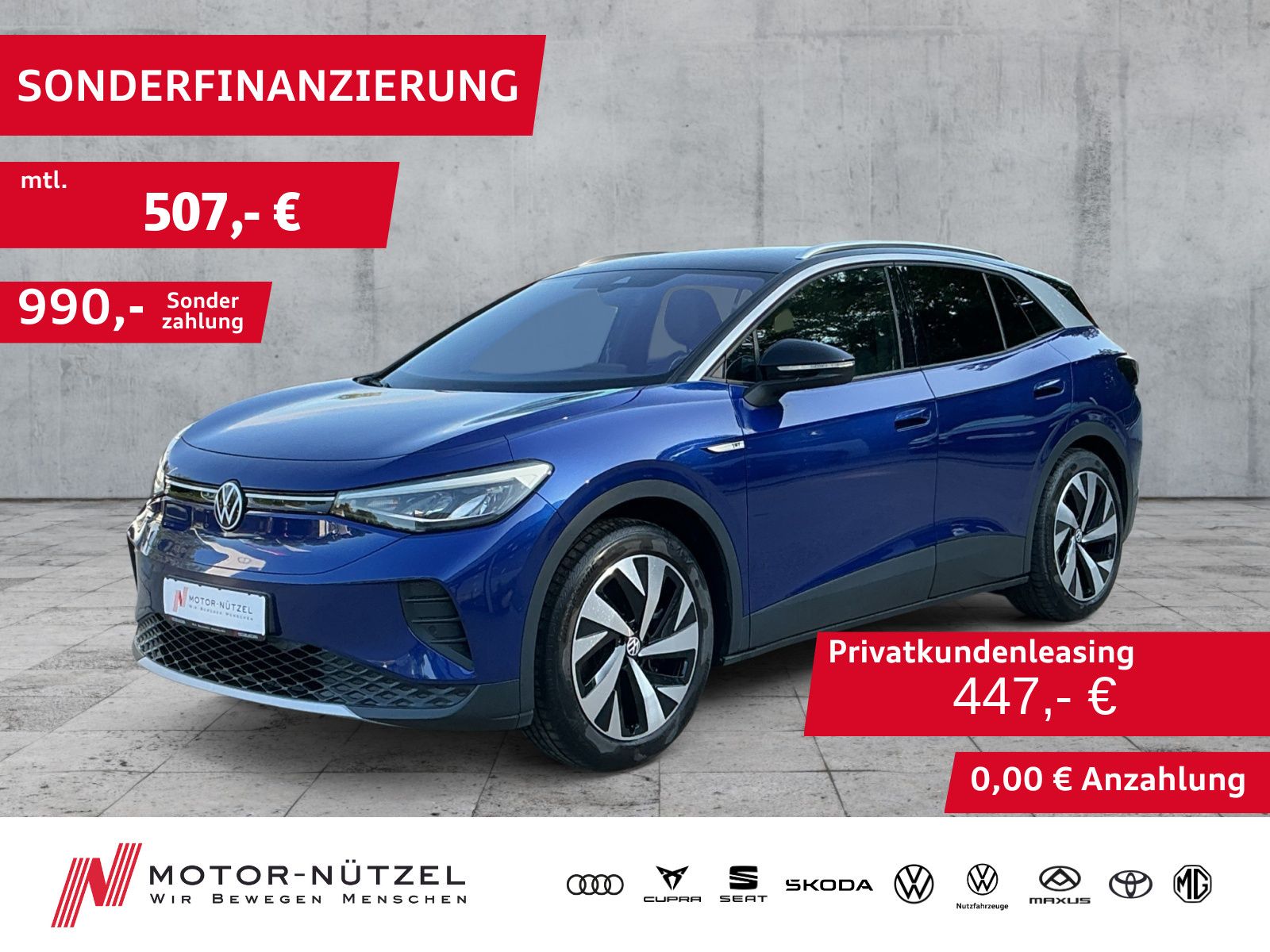 Volkswagen ID.4 PRO PERFORMANCE NAV+AHK+STANDHZG+WäPu+ACC