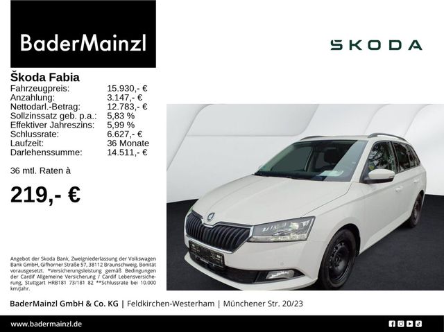 Skoda Fabia Combi 1.0 TSI Clever Carplay LED 2xPDC