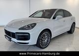 Porsche Cayenne Coupe Turbo|CHRONO|MATRIX|KREIDE|VOLL| - Porsche Cayenne mit Benzin-Antrieb: Coupe, Grau