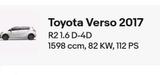 Toyota Verso - gebrauchte Toyota Verso aus dem Jahr 2017