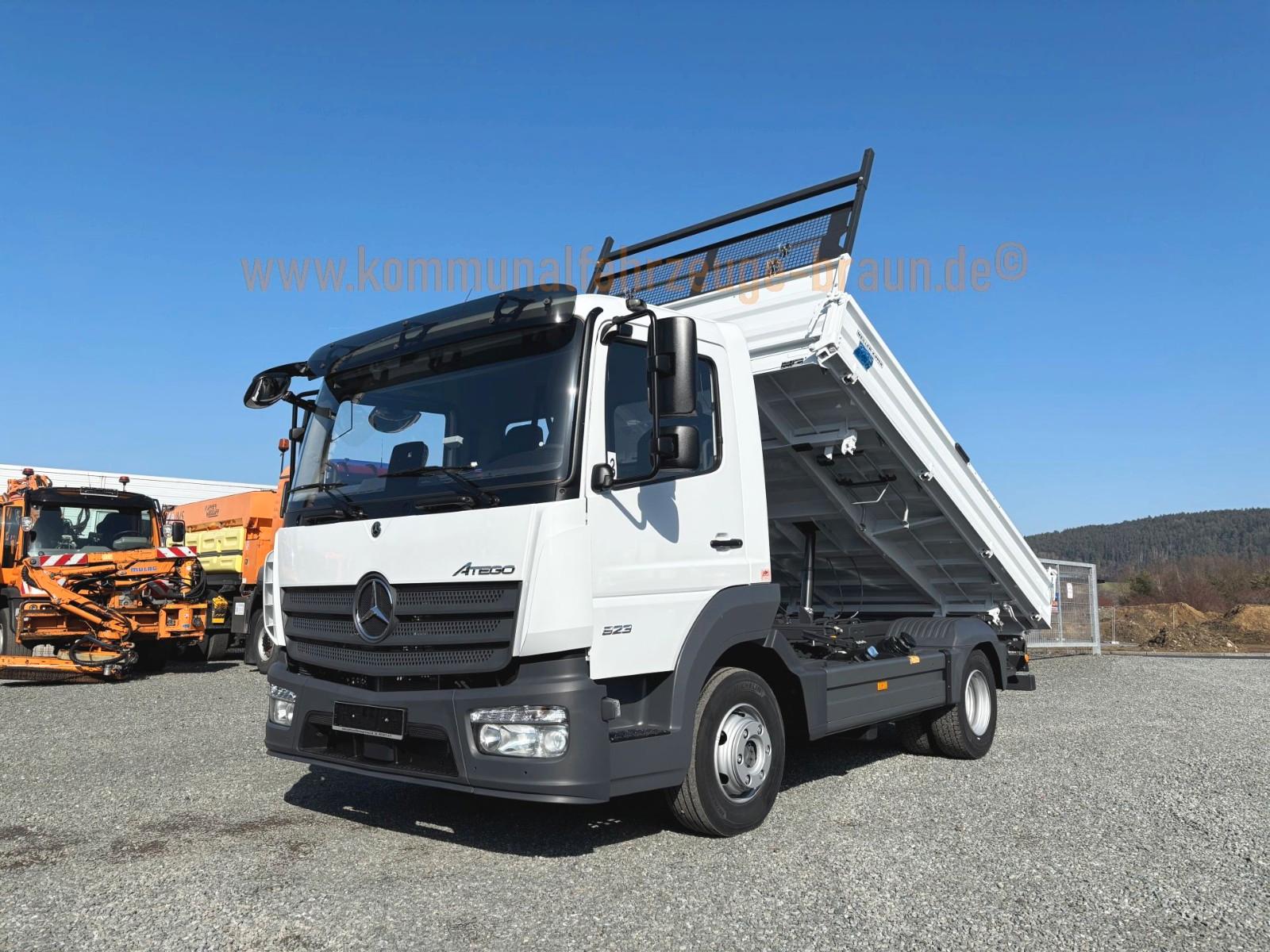 Mercedes-Benz Atego 823 Meiller*2x AHK+Hydraulik*900 Km*Autom.