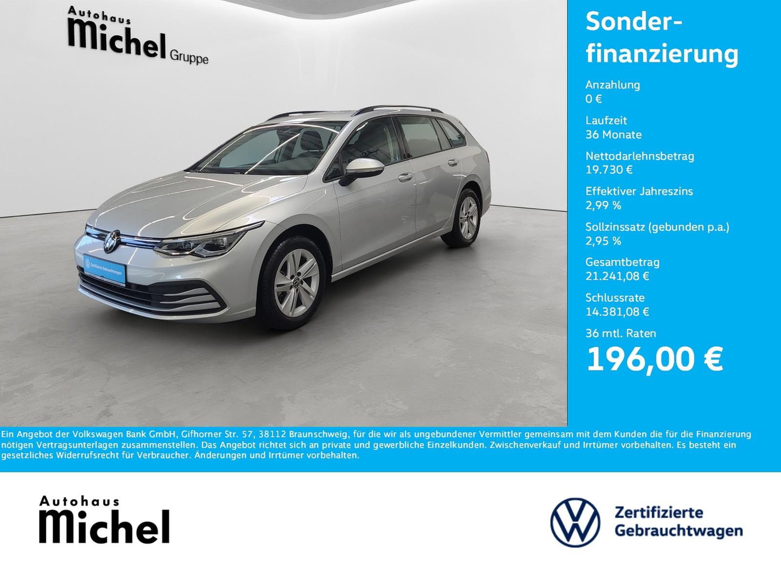 Volkswagen Golf 8 Variant eTSI DSG Life LED-Plus ACC Navi K, миниатюра 18