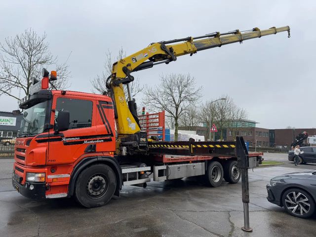 Scania P340 6X2 - HIAB 422 ED-5 + REMOTE + LIFT/STEERIN