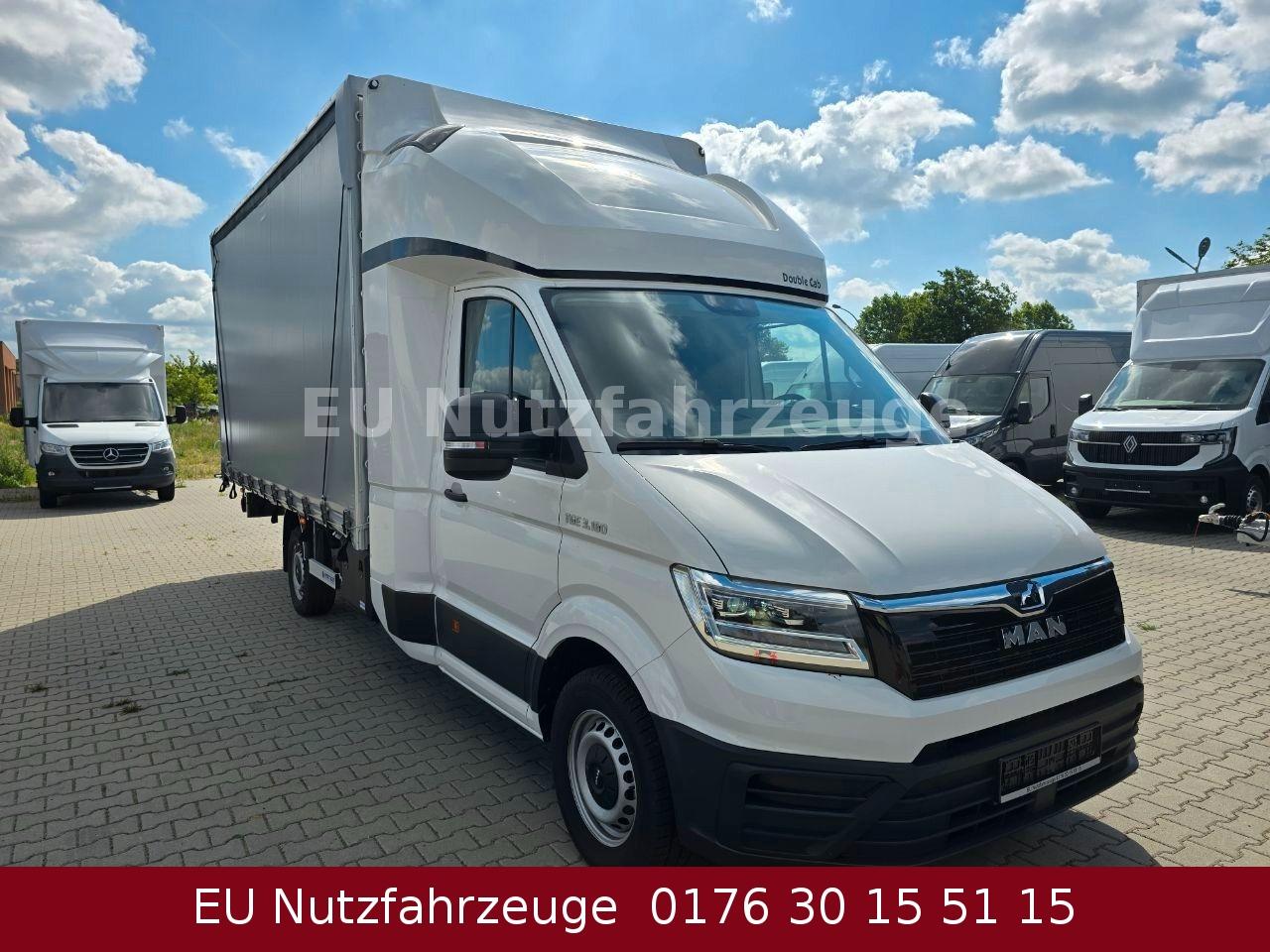 MAN TGE 3.180 Double Schlafkab, 2x Schiebe, voll LED