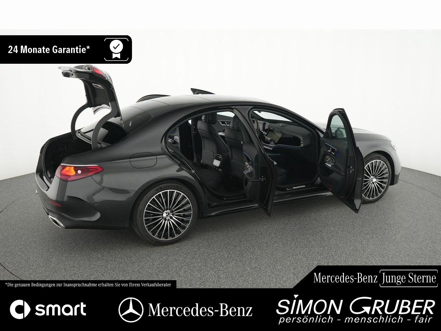 Fahrzeugabbildung Mercedes-Benz E 300 e 4M AMG Pano Airmatic Burm Superscreen