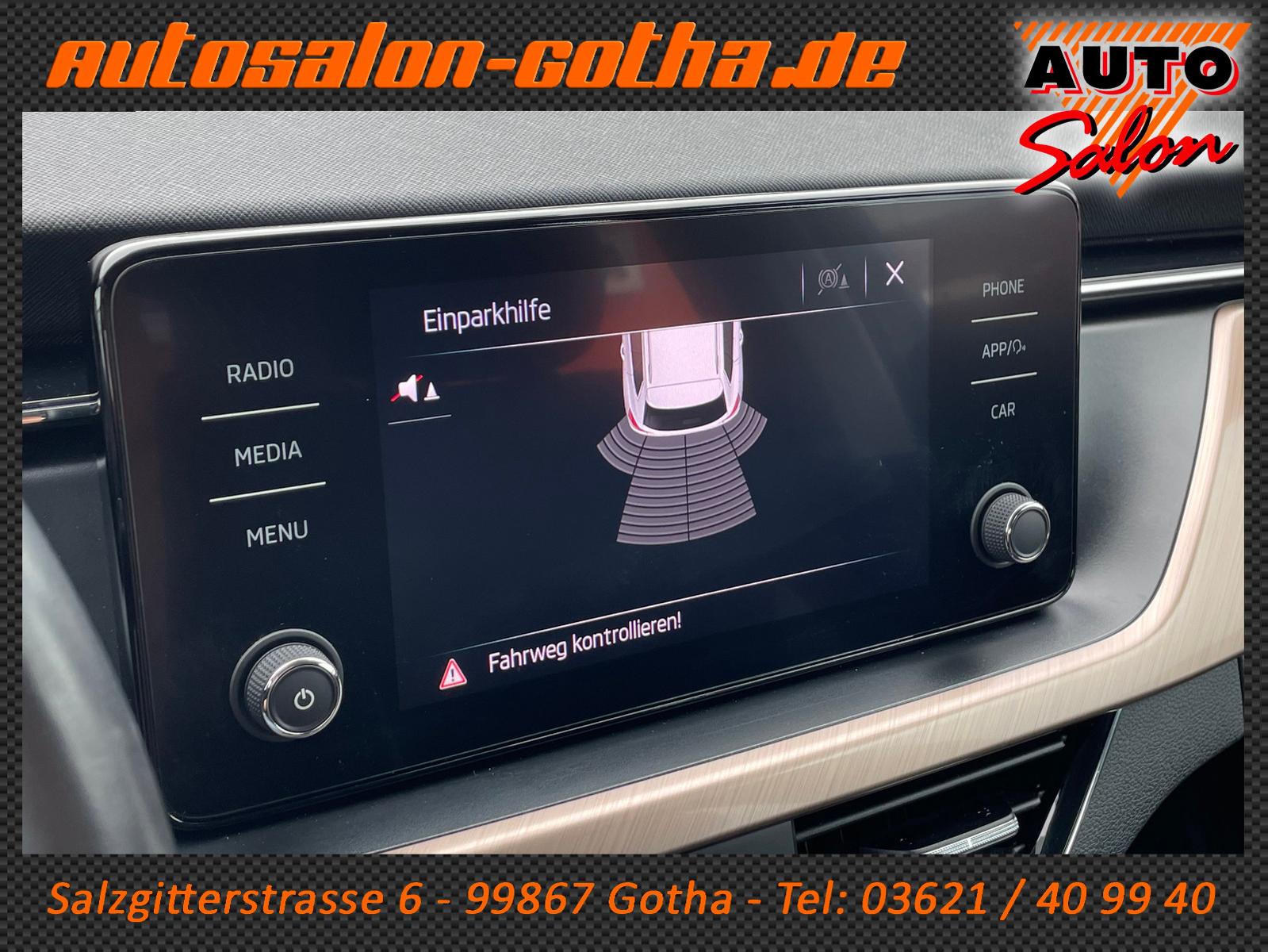 Skoda Kamiq TSI Style Stahlgrau LED+APP LANE SHZ SHEFT, миниатюра 19