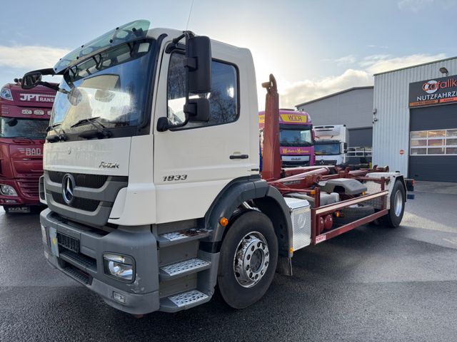 Mercedes-Benz Axor II 1833 Euro5 Meiller Hacken Abroller Klima