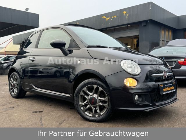 Fiat 500S Sport Cabrio 1.Hand  Allwetter Top