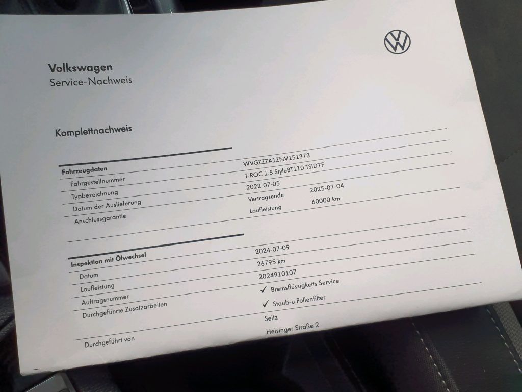 Volkswagen T-Roc Style 1.5 TSI Klima*Tempo*Nav*PDC*SH