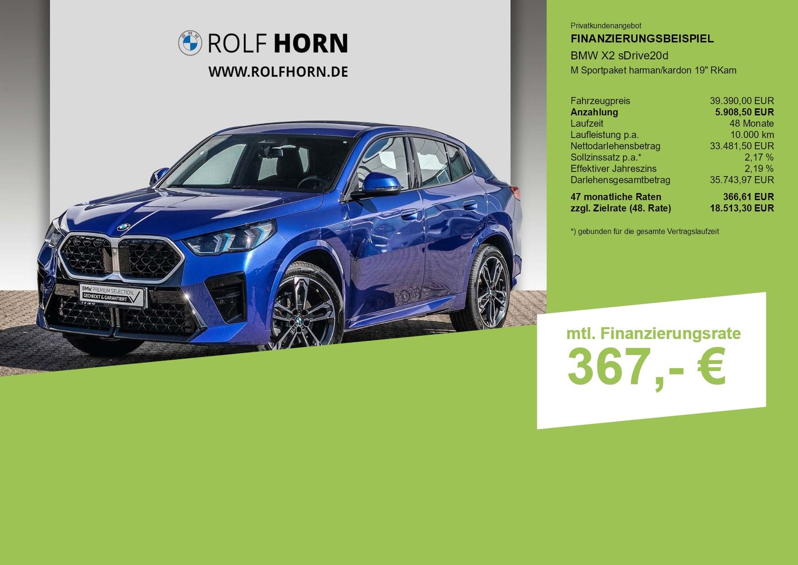 BMW X2 sDrive20d M Sportpaket harman kardon 19 RKam foto 3