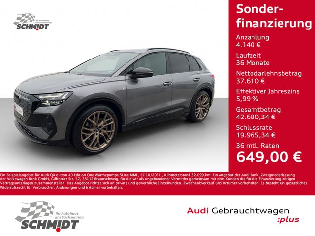 Audi Q4 e-tron 40 Edition One Wärmepumpe SLine MMI