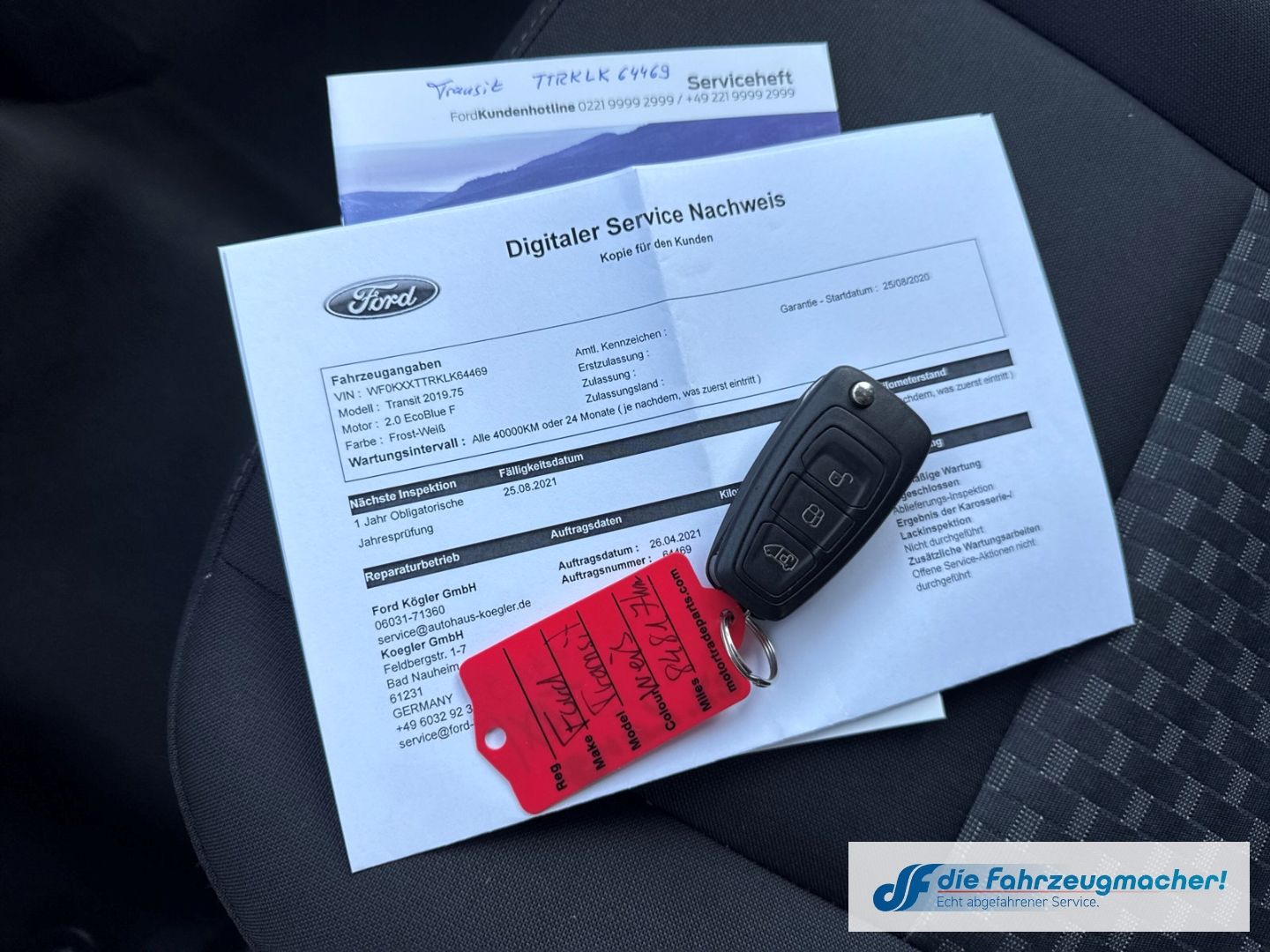 Fahrzeugabbildung Ford Transit Kombi 350 L3 Trend Notbremsass. Temp Tel