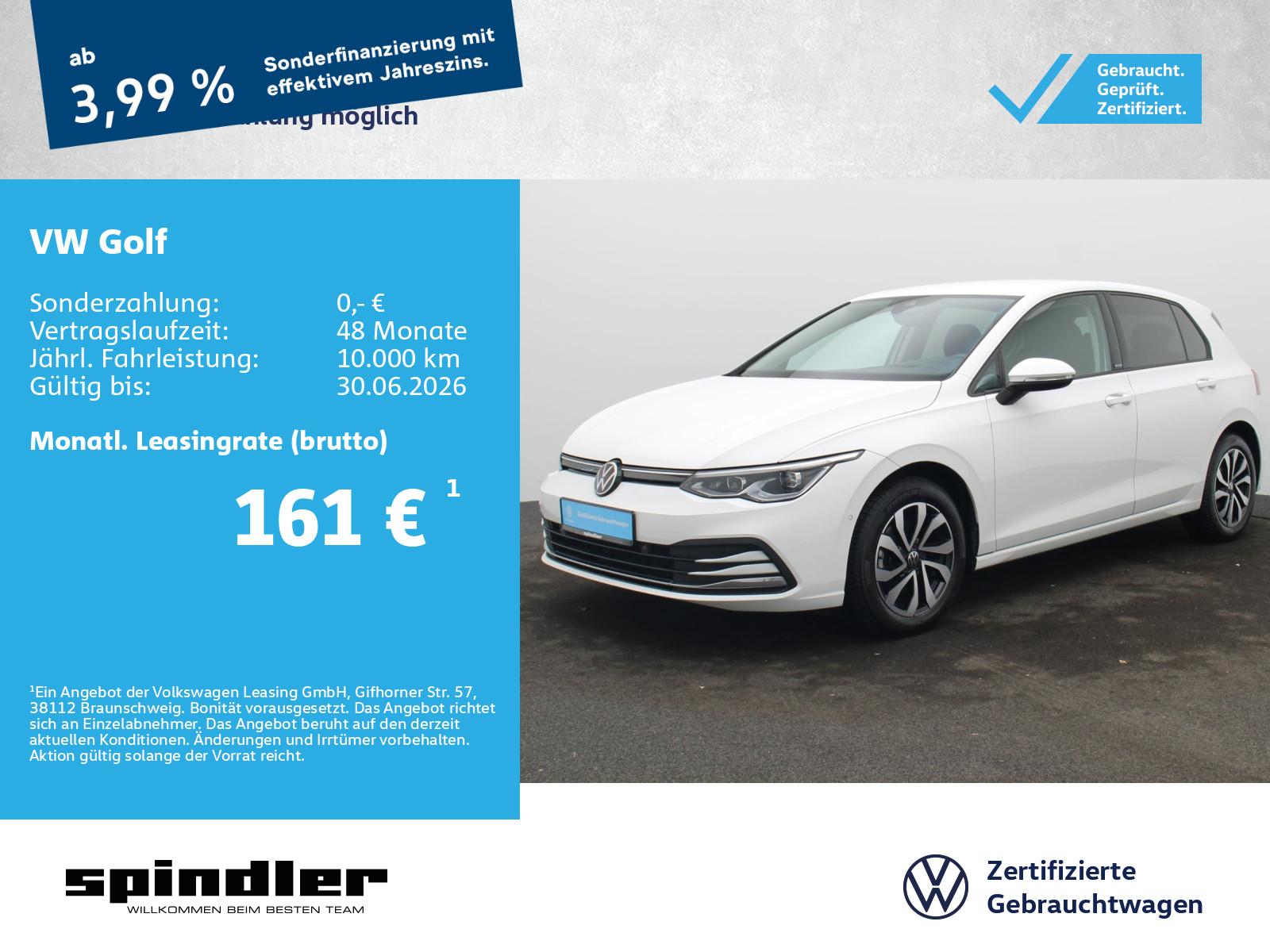 Volkswagen Golf VIII Active 1.5TSI / IQ.Drive, Standh, LED+