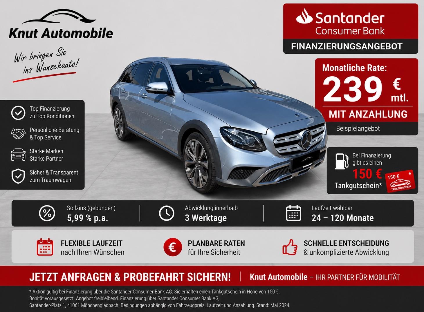 Mercedes-Benz E 350d T All-Terrain*1.Hd*MBeam*StandH*AHK*Massa