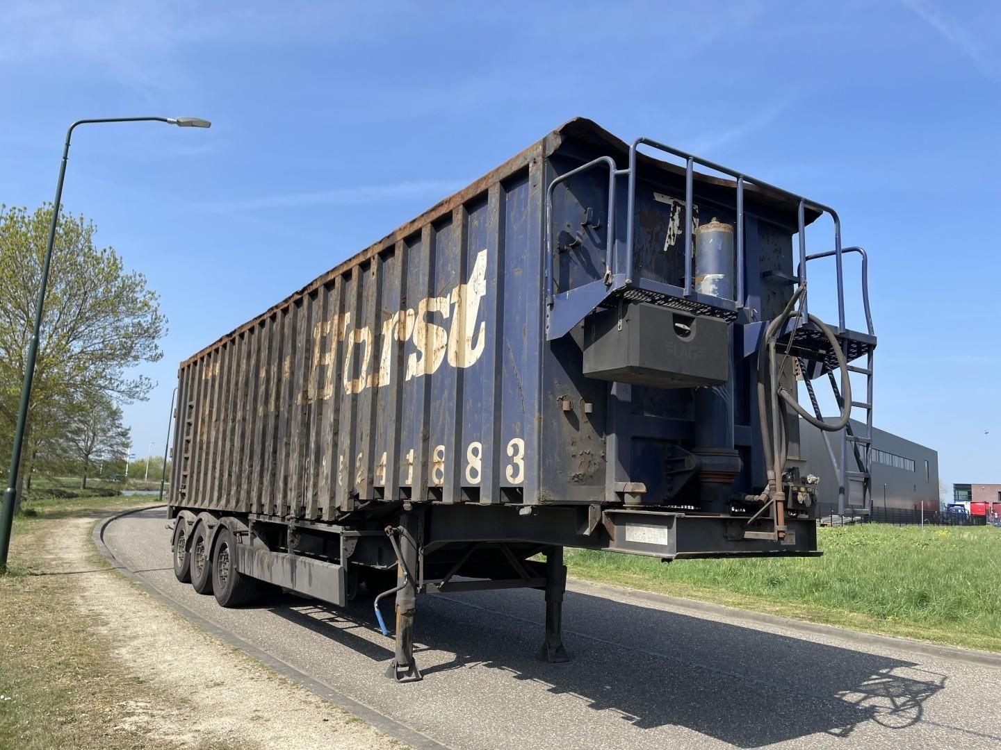 Lag O-3-TIP 40 56m3 / Discbrakes / NL Trailer