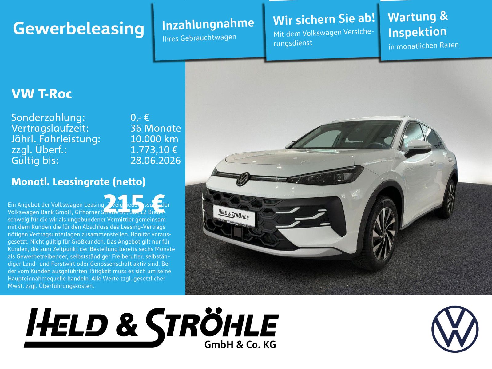 Volkswagen T-Roc Style 1.5eTSI Parkpaket AHK Aktionszulassu