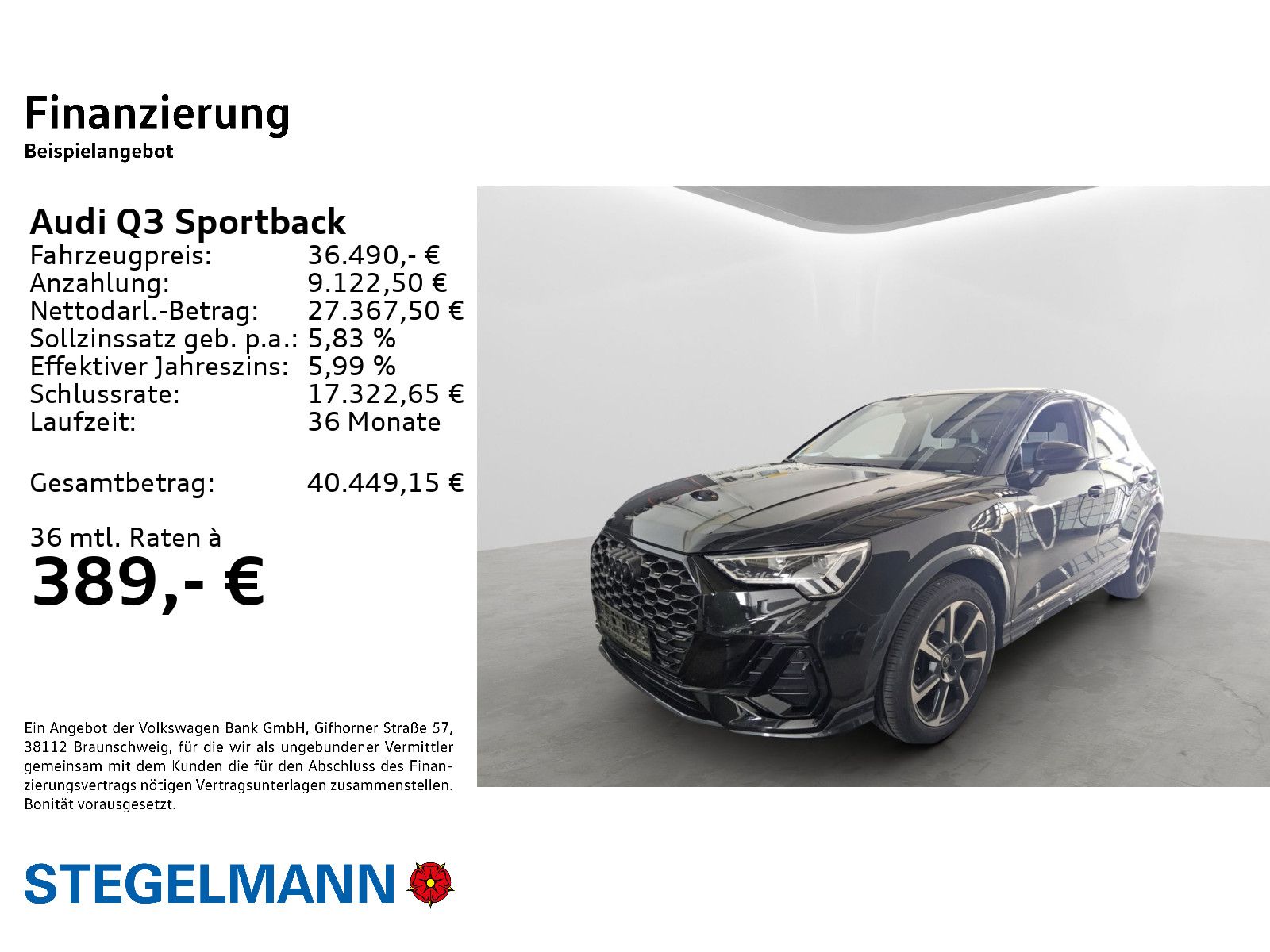 Audi Q3 Sportback 40 TDI qu. S-tronic S-Line *LED*Nav foto 2