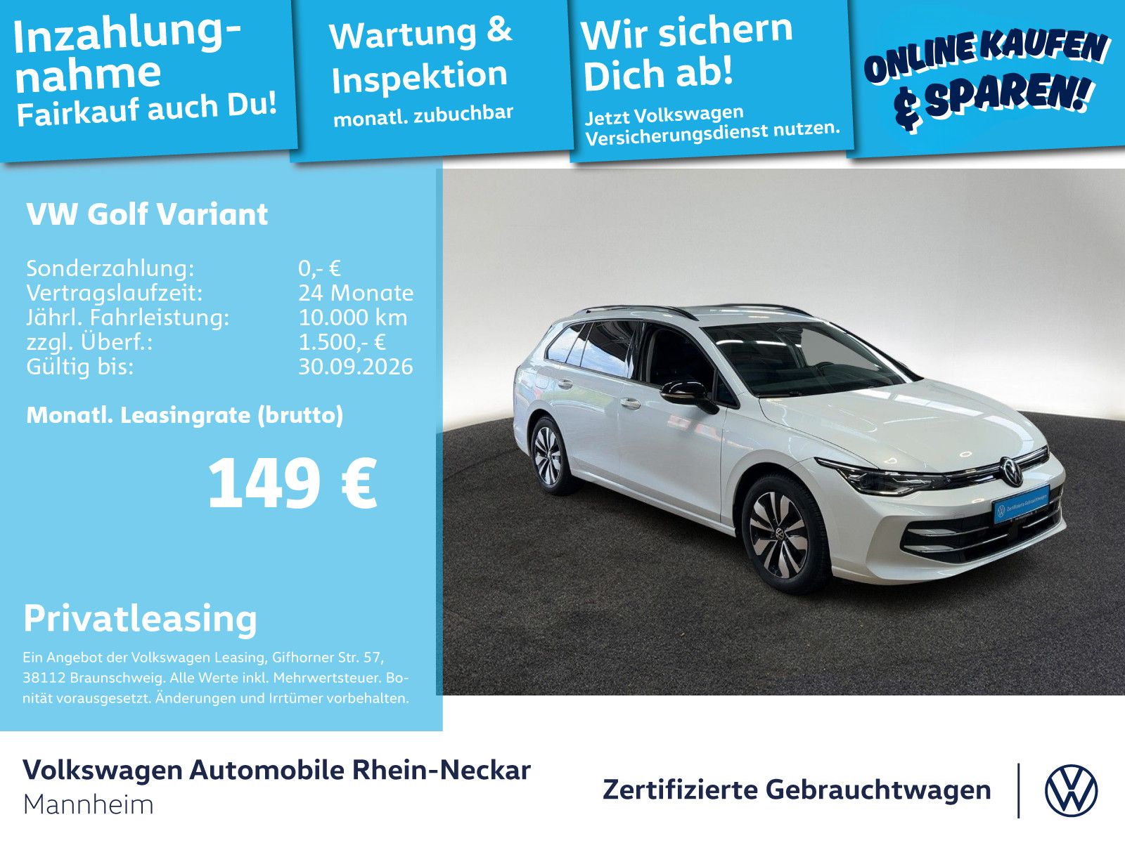 Volkswagen Golf Variant VIII 2.0 TDI GOAL DSG Navi AHK Kame foto 2