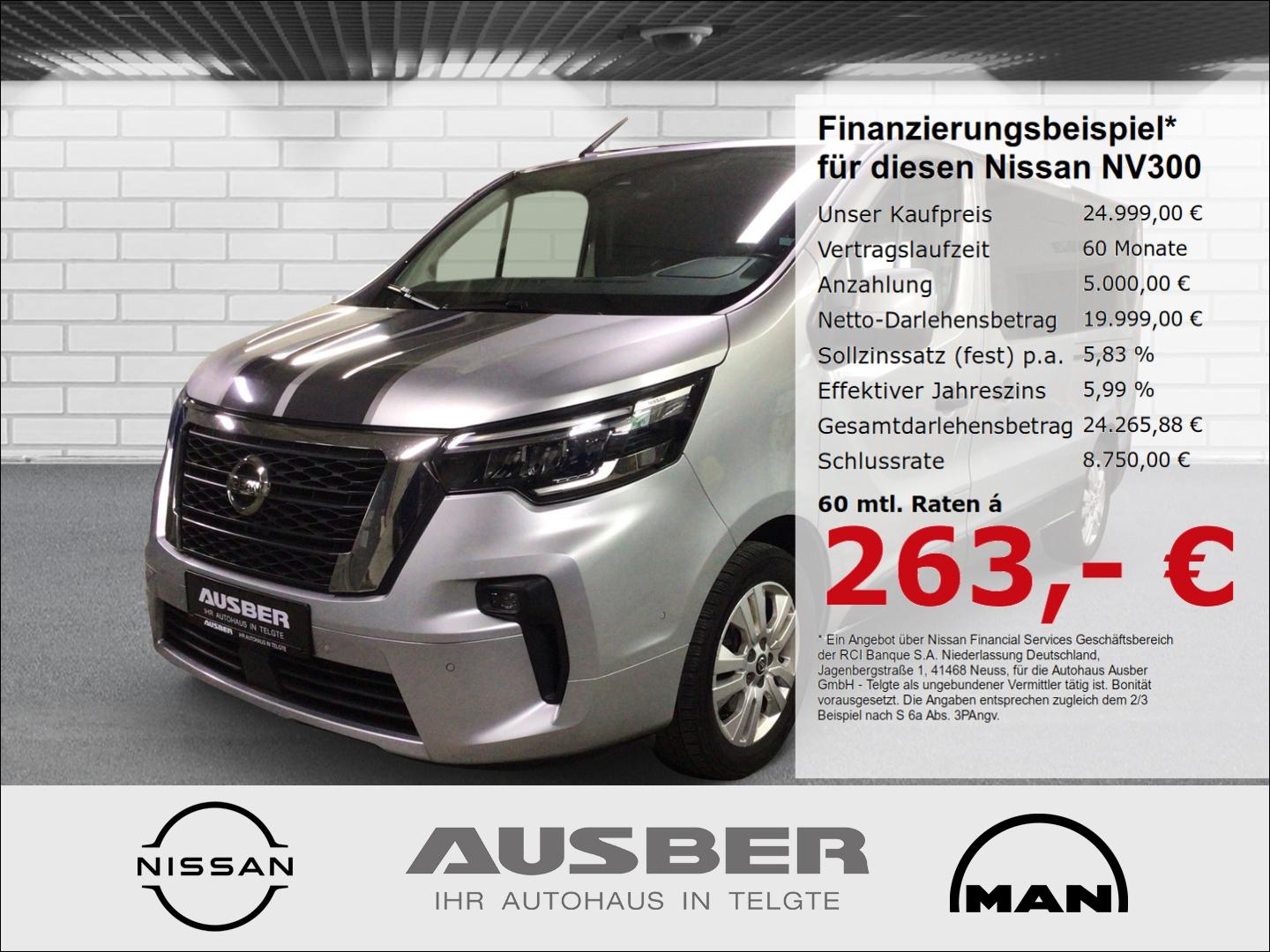 Nissan NV300 Kombi Autom. 8Sitzer Standheizung L2H1 3,0