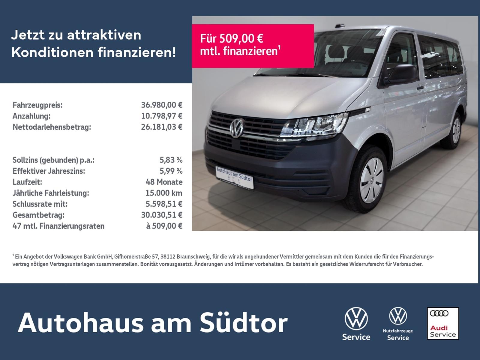 Volkswagen T6.1 Transporter Kombi 2.0 DSG | PDC AHK GRA App