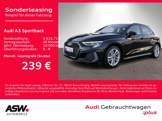 Audi A3 Sportback Sline 30TDI Stroni Navi LED AHK ACC