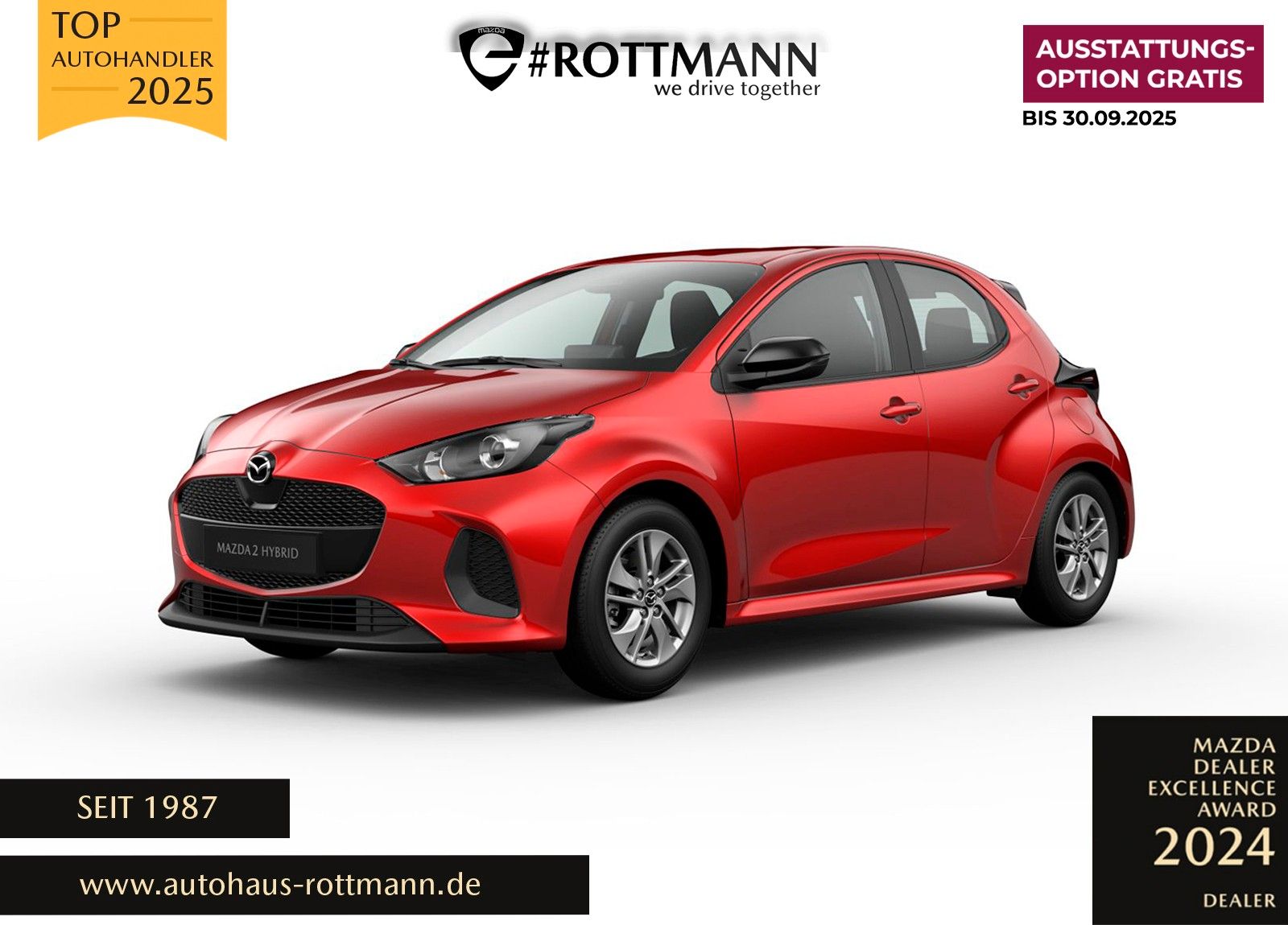 Mazda 2 Hybrid 1.5L VVT-i 116PS Aut. CENTRE-Line
