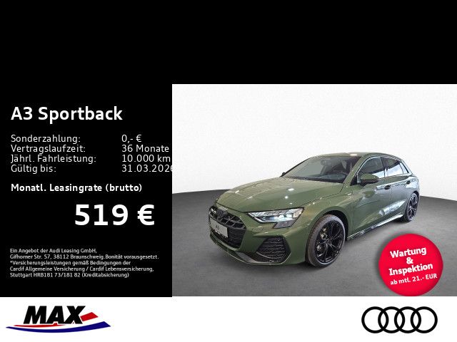 A3 Sportback S line TFSI LED+RÜCKFAHRKAMERA+SPOR
