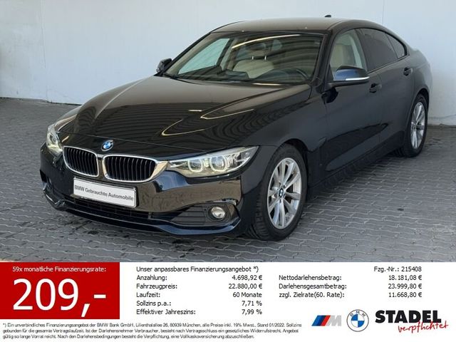 BMW 420iA Gran Coupé Advantage Navi.LED.PDCvo+hi.SHZ