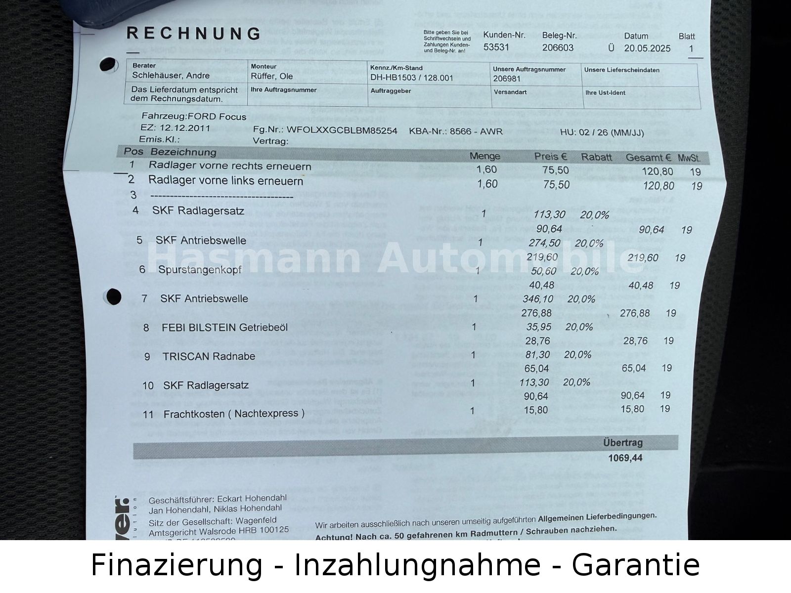 Focus Turnier Trend*1.6 TDCI*KLIMA*TÜV 02.2028