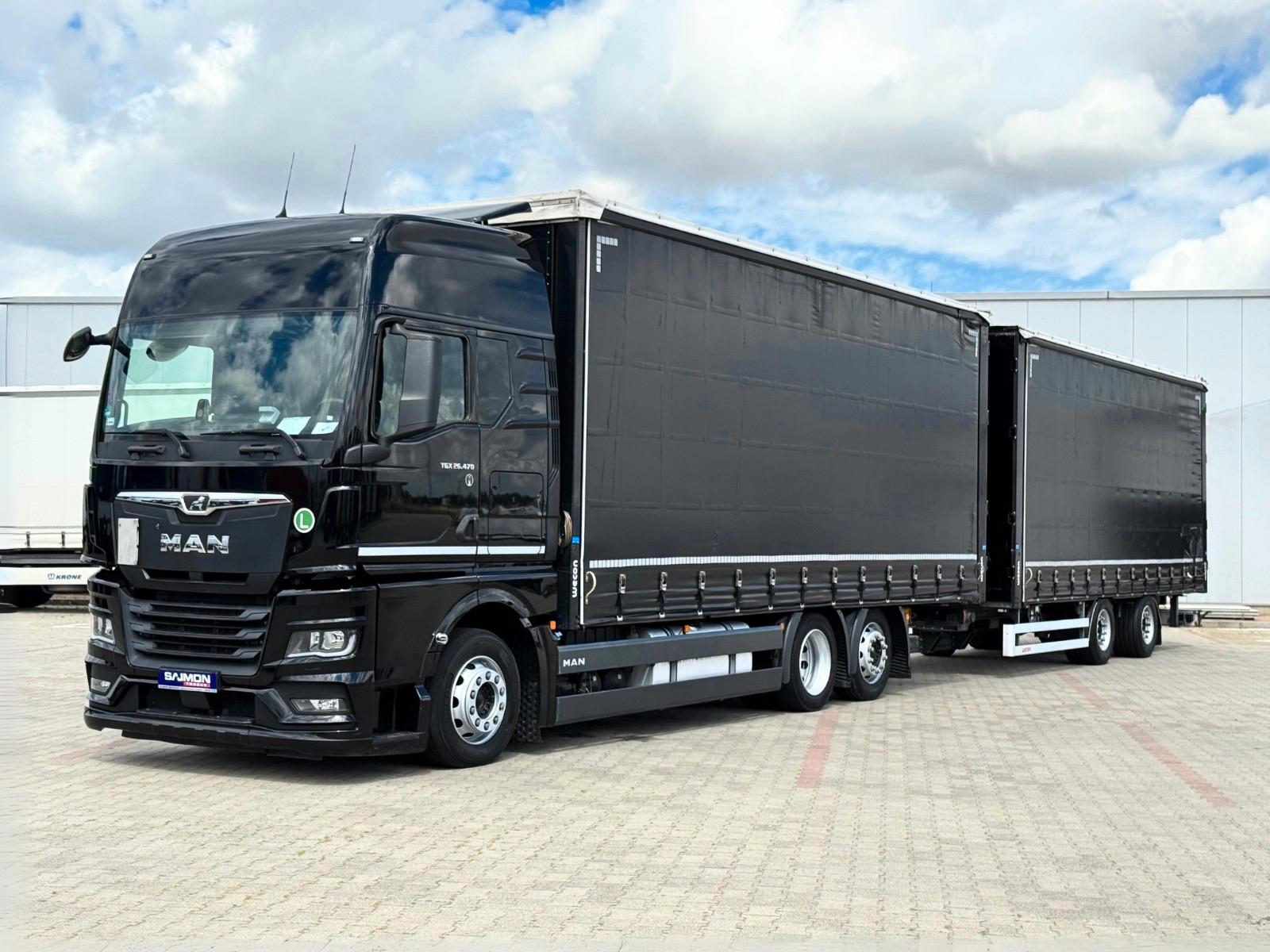 MAN TGX 26.470 / 7,75 M + 7,75 M / TANDEM / LKW