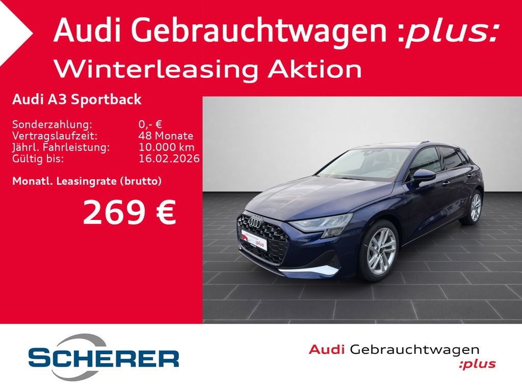 A3 Sportback advanced 35 TFSI NAVI ACC RFK EPH S