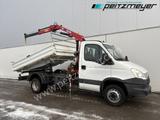 Iveco Daily 70C17 Meiller + HMF 340 K1 Kran  - Iveco Daily 70c